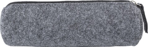 rPET-Filz-Federmäppchen Samantha – Grau bedrucken, Art.-Nr. 003999999_970963