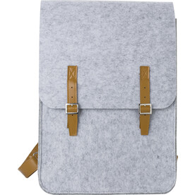 rPET-Filz-Rucksack Avery – Hellgrau bedrucken, Art.-Nr. 027999999_970973