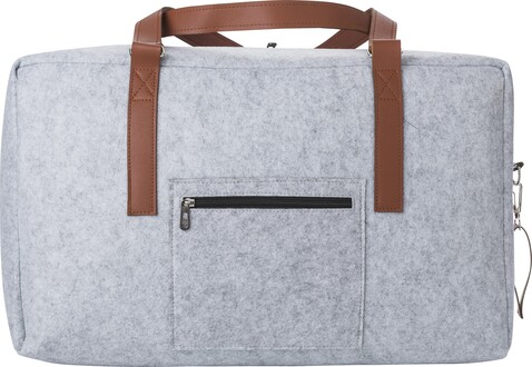 Reisetasche Natalie | Recycelt | Filz | 28 l – Hellgrau bedrucken, Art.-Nr. 027999999_971799 Reisetasche Natalie | Recycelt | Filz | 28 l – Hellgrau bedrucken, Art.-Nr. 027999999_971799