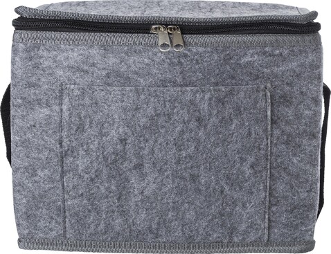 Kühltasche Mason | Filz | Aluminiumfolien-Innenfutter – Grau bedrucken, Art.-Nr. 003999999_971808