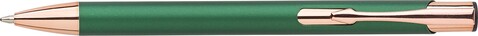 Aluminium-Kugelschreiber Alexander – Grün bedrucken, Art.-Nr. 004999128_971897