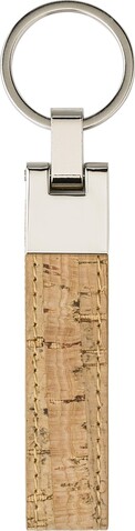 Schlüsselanhänger Elowen aus Kork – Braun bedrucken, Art.-Nr. 011999999_976594