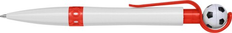 Kugelschreiber Prem | Kunststoff – Rot bedrucken, Art.-Nr. 008999999_9909 Kugelschreiber Prem | Kunststoff – Rot bedrucken, Art.-Nr. 008999999_9909