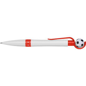 Kugelschreiber Prem | Kunststoff – Rot bedrucken, Art.-Nr. 008999999_9909