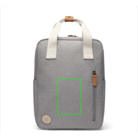 VINGA Sortino RCS Rucksack grau bedrucken, Art.-Nr. V7600102 VINGA Sortino RCS Rucksack grau bedrucken, Art.-Nr. V7600102