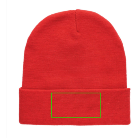 Impact Polylana® Beanie mit AWARE™ Tracer luscious red bedrucken, Art.-Nr. P453.484
