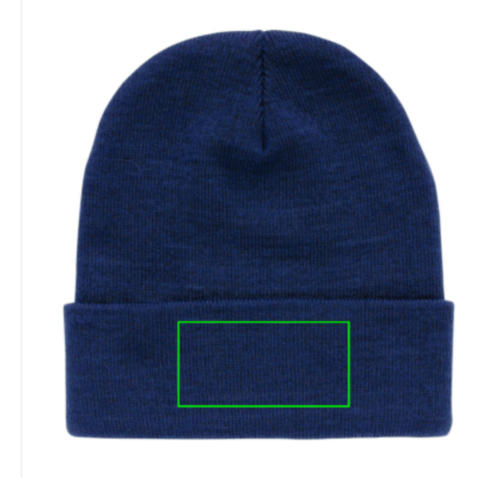 Impact Polylana® Beanie mit AWARE™ Tracer blau bedrucken, Art.-Nr. P453.345