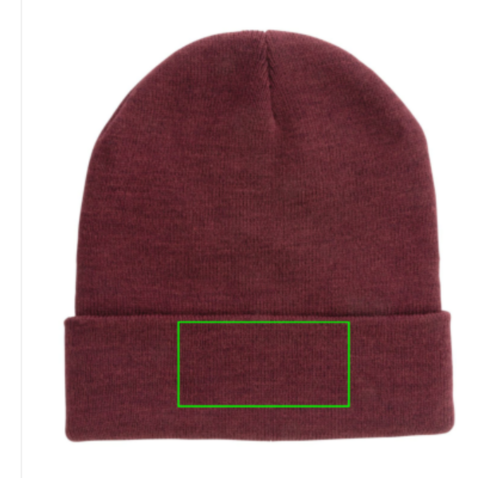 Impact Polylana® Beanie mit AWARE™ Tracer rot bedrucken, Art.-Nr. P453.344