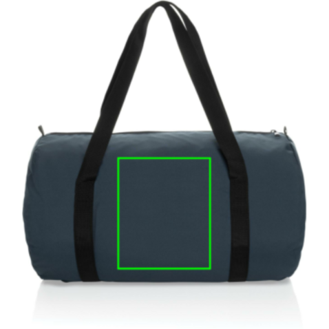 Dillon AWARE™ RPET faltbare Sporttasche navy blau bedrucken, Art.-Nr. P763.1825