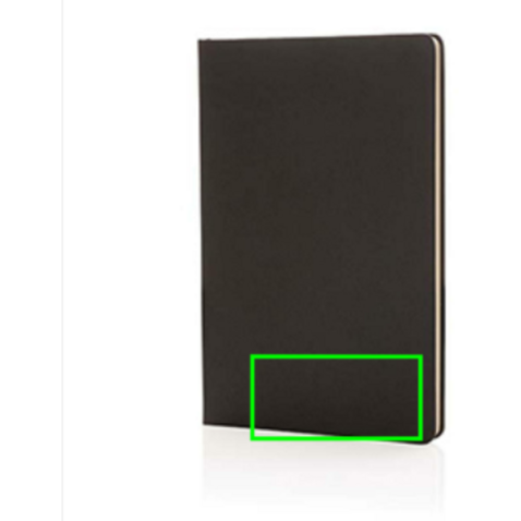 A5 Hardcover Notizbuch schwarz bedrucken, Art.-Nr. P774.431