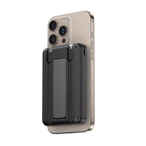 Urban Vitamin Delano 5-in-1 10.000mAh 20W PD magn. Powerbank schwarz bedrucken, Art.-Nr. P322.7201