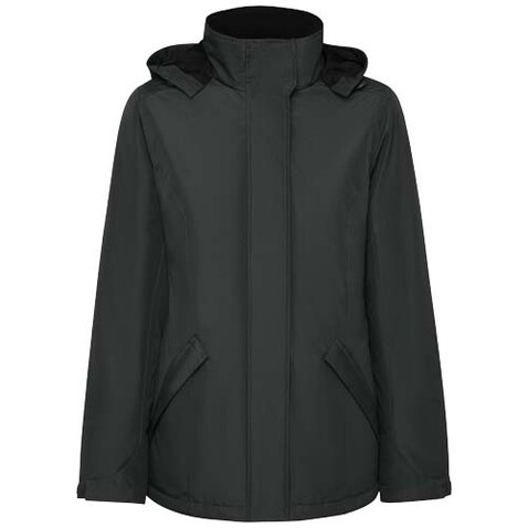 America wattierter Parka für Damen, Dark Lead bedrucken, Art.-Nr. R50734B2
