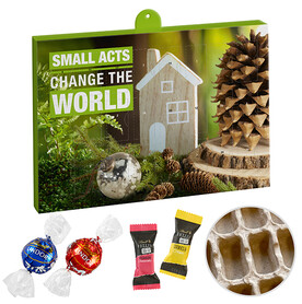 Prem.Präsent-AK Eco Lindt &amp;amp; Hello Mix bedrucken, Art.-Nr. 110781009