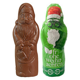 Veganer MAXI-Schoko-Weihnachtsm. bedrucken, Art.-Nr. 110785110