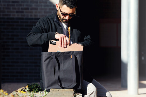 Bellroy Market Tote schwarz bedrucken, Art.-Nr. P763.4201