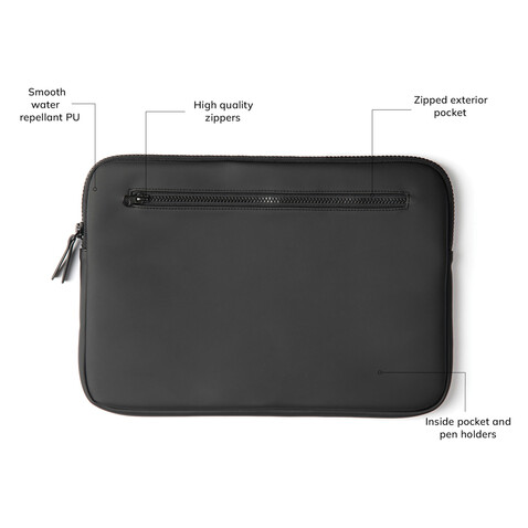 VINGA Baltimore Laptopcase 15“ schwarz bedrucken, Art.-Nr. 501619