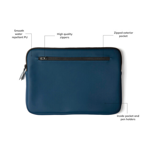 VINGA Baltimore Laptopcase 14“ navy blau bedrucken, Art.-Nr. 501921