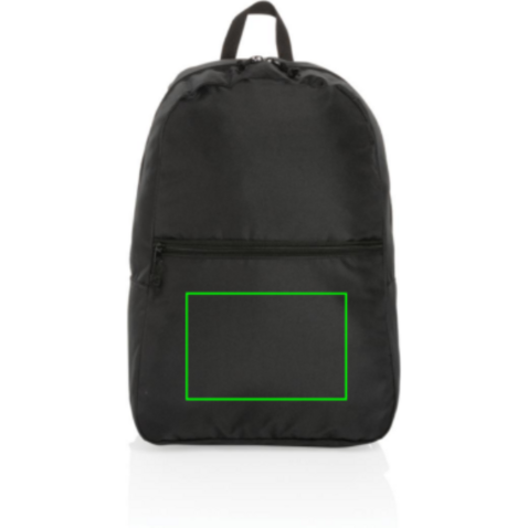 Impact AWARE™ RPET Basic Rucksack schwarz bedrucken, Art.-Nr. P762.731 Impact AWARE™ RPET Basic Rucksack schwarz bedrucken, Art.-Nr. P762.731