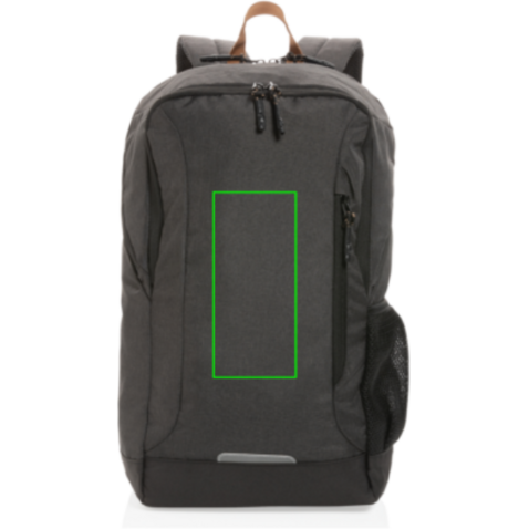 Impact AWARE™ Urban Outdoor Rucksack schwarz bedrucken, Art.-Nr. P762.051