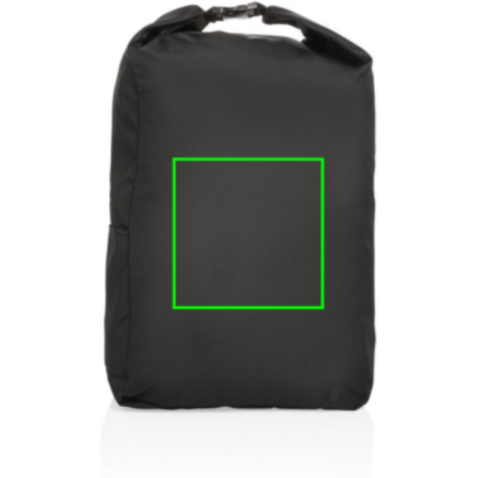 Impact AWARE™ RPET Basic Rolltop-Rucksack schwarz bedrucken, Art.-Nr. P762.751 Impact AWARE™ RPET Basic Rolltop-Rucksack schwarz bedrucken, Art.-Nr. P762.751
