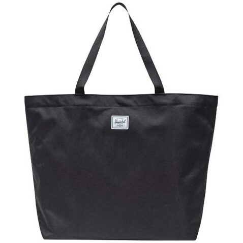 Herschel Classic™ Tragetasche aus recyceltem Material 19 L, schwarz bedrucken, Art.-Nr. 12075590