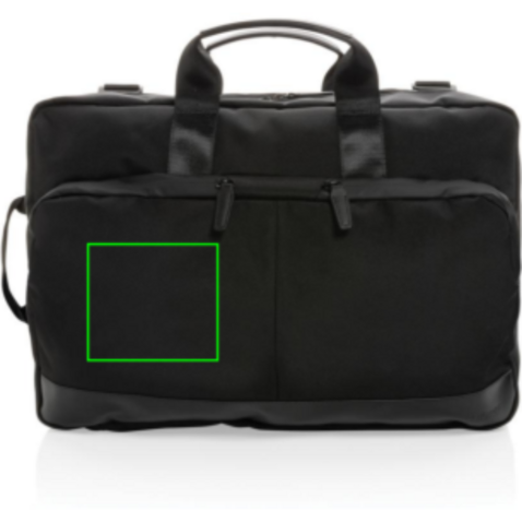 Swiss Peak AWARE™ Executive 2-in-1 Laptop-Rucksack schwarz bedrucken, Art.-Nr. P762.711