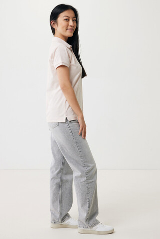 IQONIQ Yosemite Damen Piqué-Poloshirt aus rec. Baumwolle cloud pink bedrucken, Art.-Nr. T4200.039.XXL
