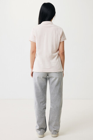 IQONIQ Yosemite Damen Piqué-Poloshirt aus rec. Baumwolle cloud pink bedrucken, Art.-Nr. T4200.039.XXL