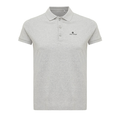 IQONIQ Yosemite Damen Piqué-Poloshirt aus rec. Baumwolle heather grey bedrucken, Art.-Nr. T4200.013.XXXL IQONIQ Yosemite Damen Piqué-Poloshirt aus rec. Baumwolle heather grey bedrucken, Art.-Nr. T4200.013.XXXL