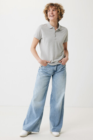 IQONIQ Yosemite Damen Piqué-Poloshirt aus rec. Baumwolle heather grey bedrucken, Art.-Nr. T4200.013.XXXL IQONIQ Yosemite Damen Piqué-Poloshirt aus rec. Baumwolle heather grey bedrucken, Art.-Nr. T4200.013.XXXL