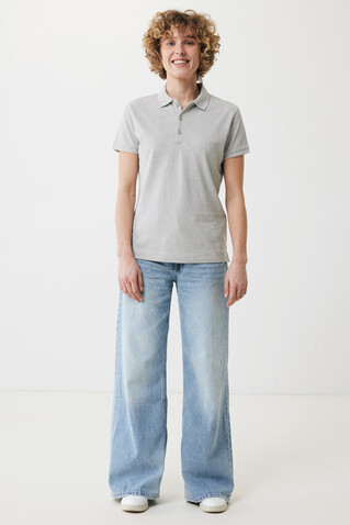 IQONIQ Yosemite Damen Piqué-Poloshirt aus rec. Baumwolle heather grey bedrucken, Art.-Nr. T4200.013.XXXL IQONIQ Yosemite Damen Piqué-Poloshirt aus rec. Baumwolle heather grey bedrucken, Art.-Nr. T4200.013.XXXL