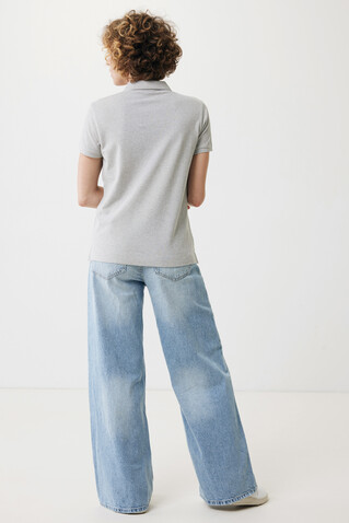 IQONIQ Yosemite Damen Piqué-Poloshirt aus rec. Baumwolle heather grey bedrucken, Art.-Nr. T4200.013.XXXL IQONIQ Yosemite Damen Piqué-Poloshirt aus rec. Baumwolle heather grey bedrucken, Art.-Nr. T4200.013.XXXL