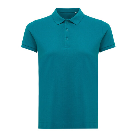IQONIQ Yosemite Damen Piqué-Poloshirt aus rec. Baumwolle verdigris bedrucken, Art.-Nr. T4200.009.XXL