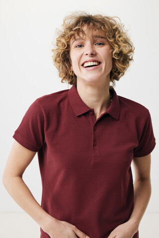 IQONIQ Yosemite Damen Piqué-Poloshirt aus rec. Baumwolle burgunderrot bedrucken, Art.-Nr. T4200.007.XL IQONIQ Yosemite Damen Piqué-Poloshirt aus rec. Baumwolle burgunderrot bedrucken, Art.-Nr. T4200.007.XL