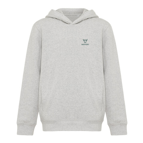 IQONIQ Yengo KidsHoodie mit Seitentaschen aus rec. Baumwolle light heather grey bedrucken, Art.-Nr. T6404.032.1112 IQONIQ Yengo KidsHoodie mit Seitentaschen aus rec. Baumwolle light heather grey bedrucken, Art.-Nr. T6404.032.1112