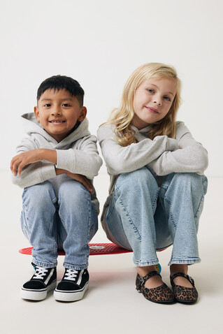 IQONIQ Yengo KidsHoodie mit Seitentaschen aus rec. Baumwolle light heather grey bedrucken, Art.-Nr. T6404.032.1112 IQONIQ Yengo KidsHoodie mit Seitentaschen aus rec. Baumwolle light heather grey bedrucken, Art.-Nr. T6404.032.1112