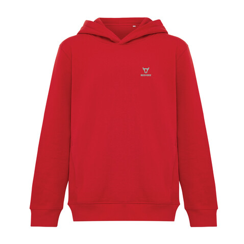 IQONIQ Yengo KidsHoodie mit Seitentaschen aus rec. Baumwolle rot bedrucken, Art.-Nr. T6404.029.1112 IQONIQ Yengo KidsHoodie mit Seitentaschen aus rec. Baumwolle rot bedrucken, Art.-Nr. T6404.029.1112