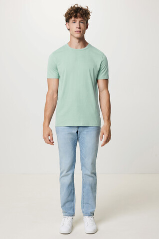 IQONIQ Bryce T-Shirt aus recycelter Baumwolle Iceberg green bedrucken, Art.-Nr. T9100.023.S