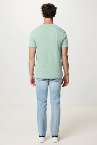 IQONIQ Bryce T-Shirt aus recycelter Baumwolle Iceberg green bedrucken, Art.-Nr. T9100.023.S