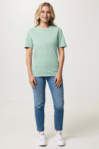 IQONIQ Bryce T-Shirt aus recycelter Baumwolle Iceberg green bedrucken, Art.-Nr. T9100.023.S