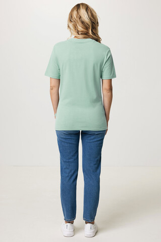 IQONIQ Bryce T-Shirt aus recycelter Baumwolle Iceberg green bedrucken, Art.-Nr. T9100.023.S