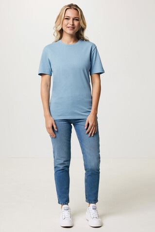 IQONIQ Bryce T-Shirt aus recycelter Baumwolle sky blue bedrucken, Art.-Nr. T9100.022.XS IQONIQ Bryce T-Shirt aus recycelter Baumwolle sky blue bedrucken, Art.-Nr. T9100.022.XS