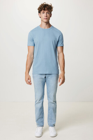 IQONIQ Bryce T-Shirt aus recycelter Baumwolle sky blue bedrucken, Art.-Nr. T9100.022.XS IQONIQ Bryce T-Shirt aus recycelter Baumwolle sky blue bedrucken, Art.-Nr. T9100.022.XS