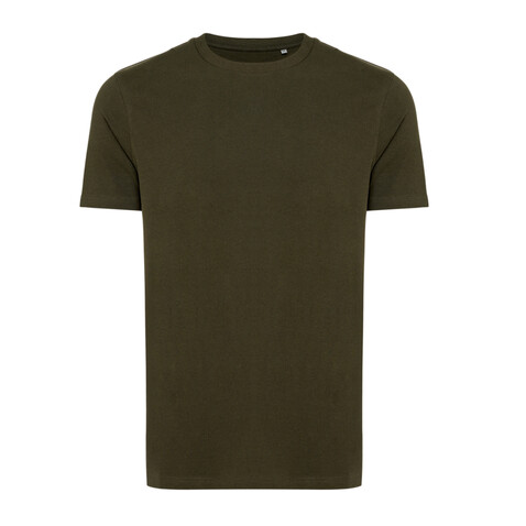IQONIQ Bryce T-Shirt aus recycelter Baumwolle khaki bedrucken, Art.-Nr. T9100.020.S