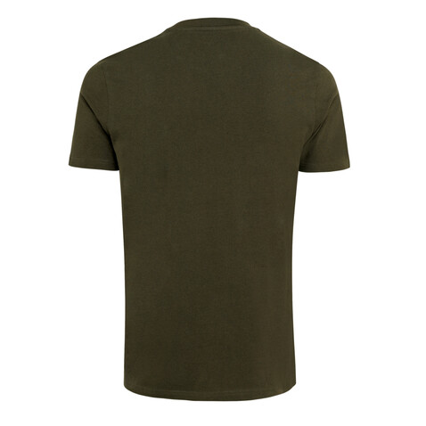 IQONIQ Bryce T-Shirt aus recycelter Baumwolle khaki bedrucken, Art.-Nr. T9100.020.S