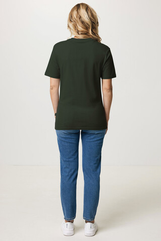 IQONIQ Bryce T-Shirt aus recycelter Baumwolle khaki bedrucken, Art.-Nr. T9100.020.S