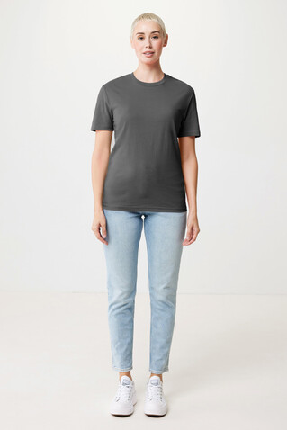 IQONIQ Bryce T-Shirt aus recycelter Baumwolle anthrazit bedrucken, Art.-Nr. T9100.019.S