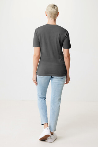 IQONIQ Bryce T-Shirt aus recycelter Baumwolle anthrazit bedrucken, Art.-Nr. T9100.019.S