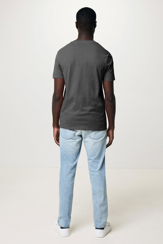 IQONIQ Bryce T-Shirt aus recycelter Baumwolle anthrazit bedrucken, Art.-Nr. T9100.019.S