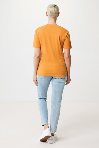IQONIQ Bryce T-Shirt aus recycelter Baumwolle sundial orange bedrucken, Art.-Nr. T9100.012.XXXL